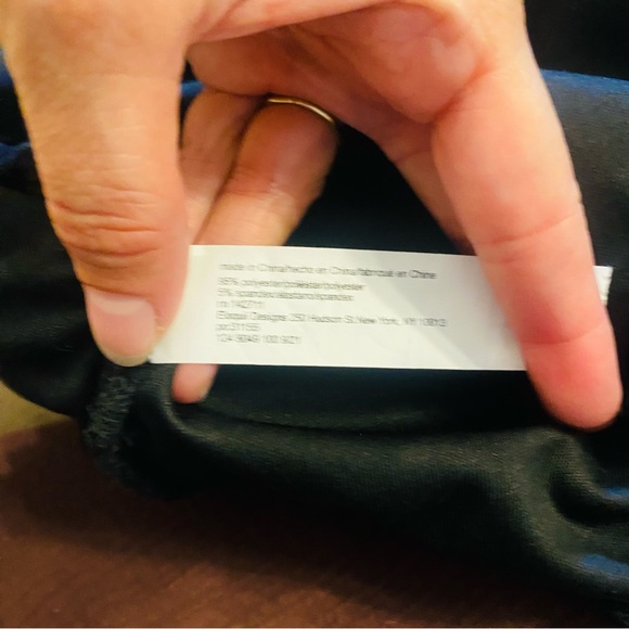 Eloquii Black Velvet Pearl Embellished Bodycon Dress Sz 24 - Picture 6 of 8